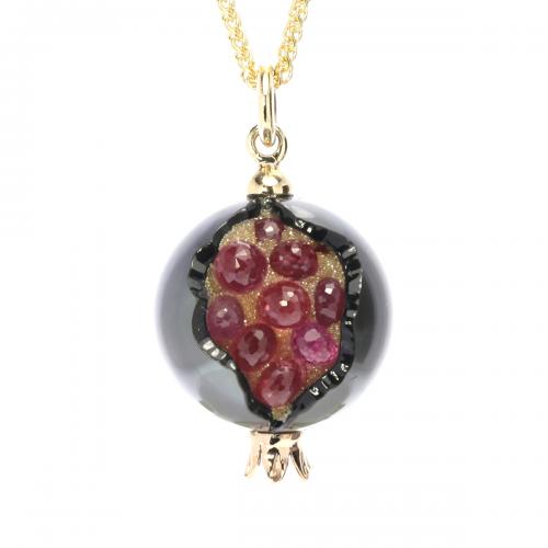 Pomegranate Pearl Pendant